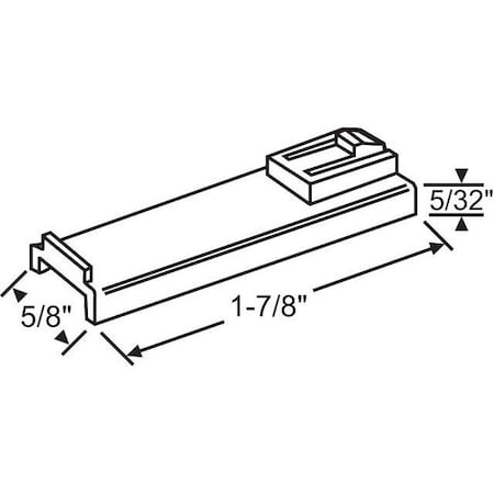 Strybuc Slide Guide White Nylon 900-6779